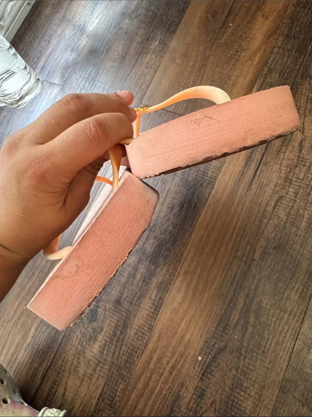 Tory Burch Coral Logo Thong Sandals